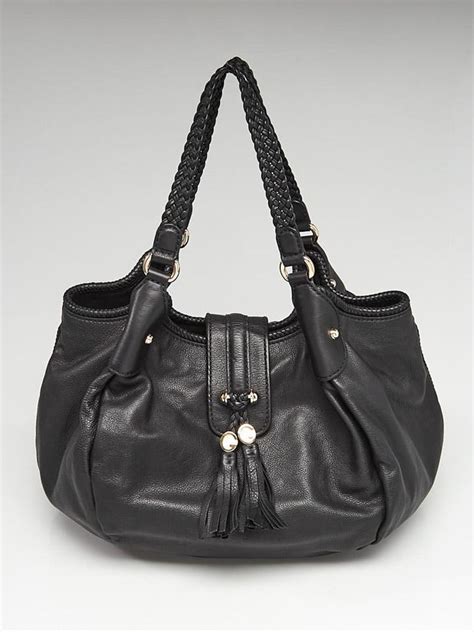 gucci pebbled leather trim fabric hobo|Gucci Marrakech Large Pebbled Leather Hobo Bag .